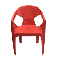 Кресло уличное_EPICA (красный)