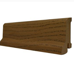 ПЛИНТУС ДУБ КОРИЧНЕВЫЙ (60*22*2500мм)